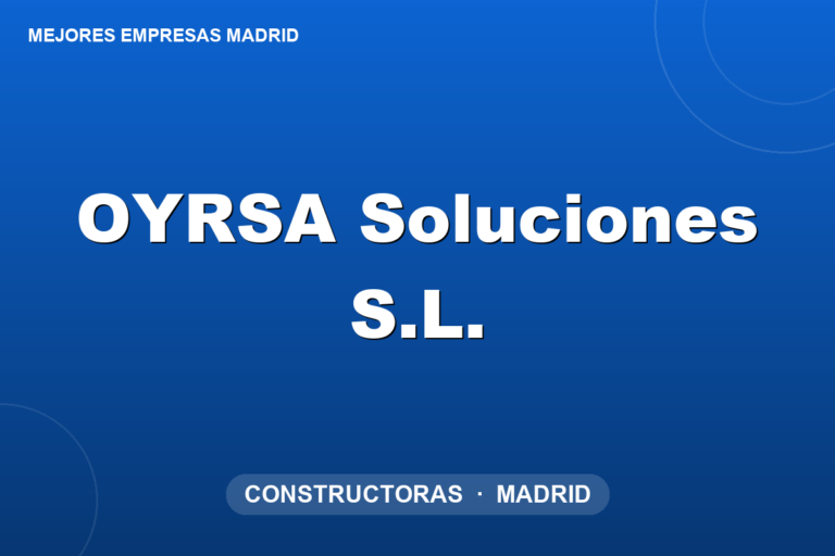 OYRSA Soluciones S.L.