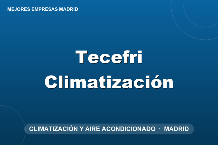 Tecefri Climatización Tecefri Climatización
