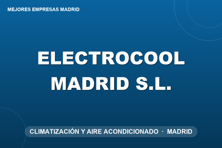 ELECTROCOOL MADRID S.L. ELECTROCOOL MADRID S.L.