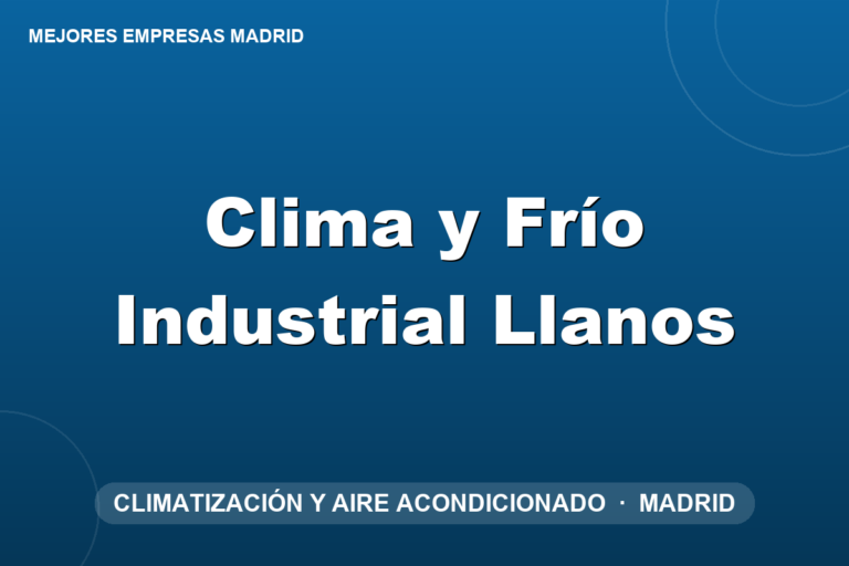 Clima y Frío Industrial Llanos