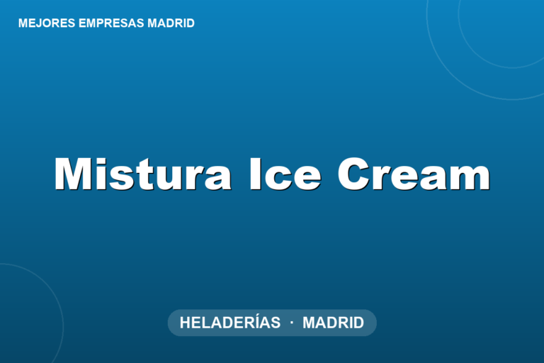 Mistura Ice Cream