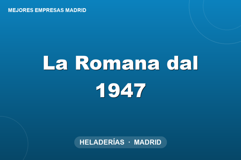 La Romana dal 1947