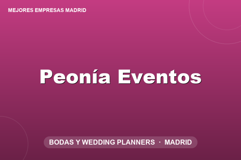 Peonía Eventos