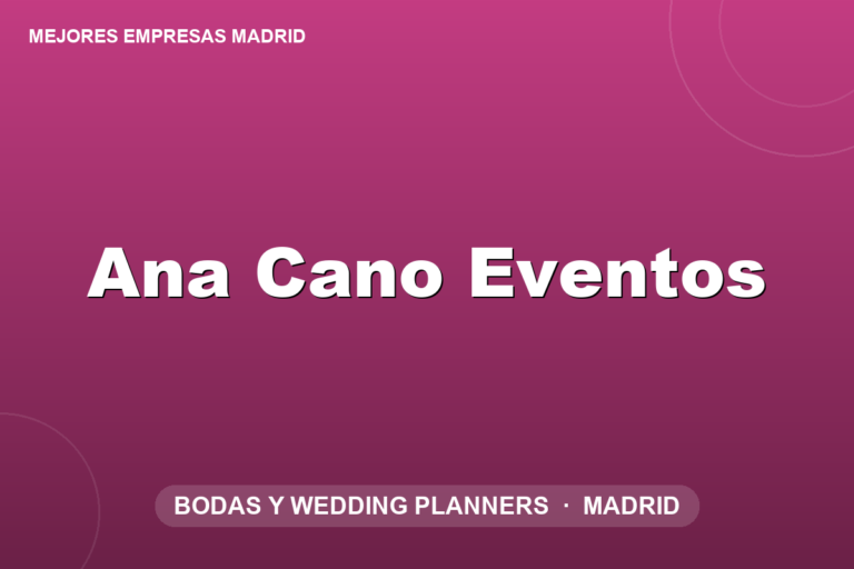 Ana Cano Eventos
