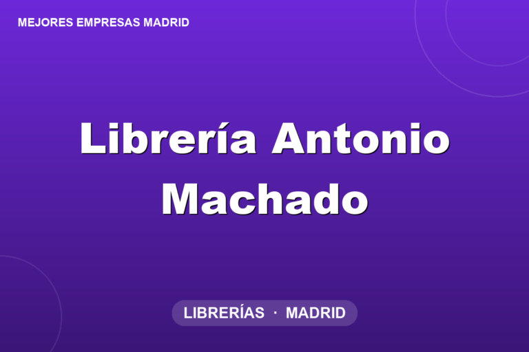 Librería Antonio Machado