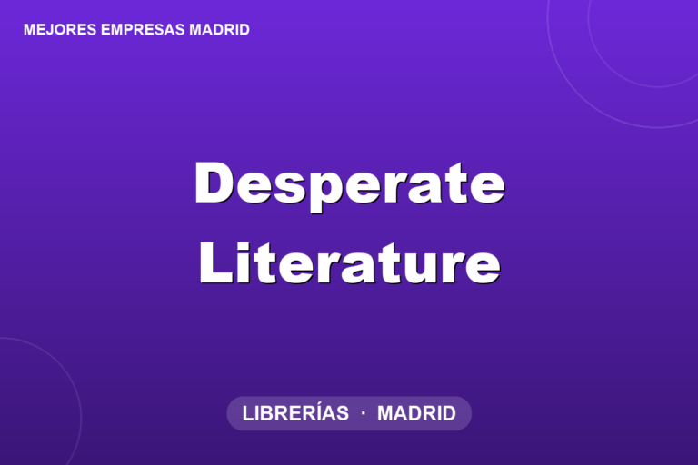 Desperate Literature