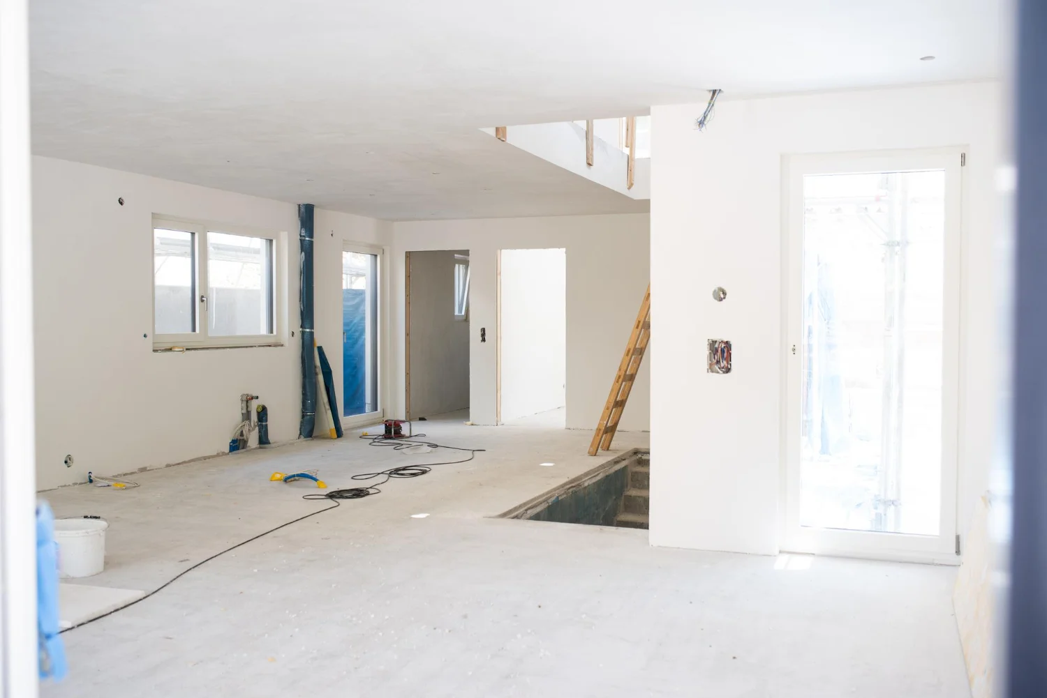 Trabajos de albañilería y obra gris realizados por una empresa de reforma en Madrid