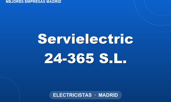 Servielectric 24-365 S.L.