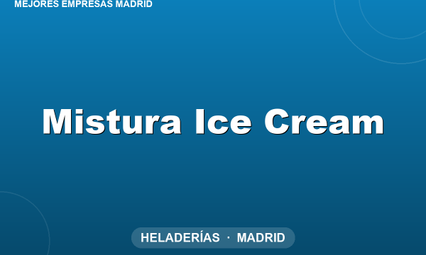 Mistura Ice Cream