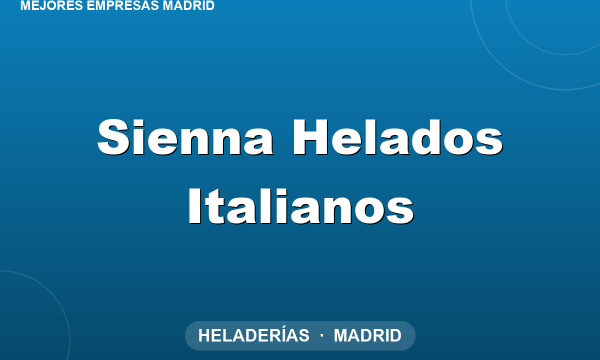 Sienna Helados Italianos