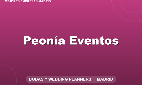 Peonía Eventos