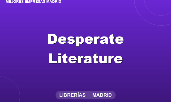Desperate Literature