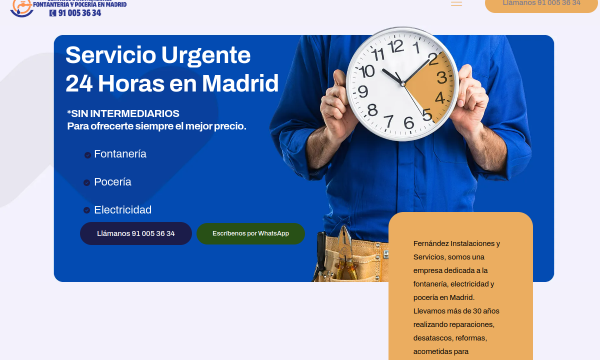 Fernández Servicios e Instalaciones Fontaneros y Poceros